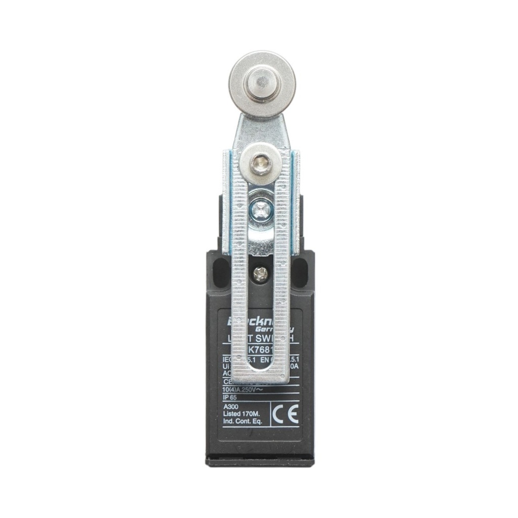 Intrerupator limita cu actuator tip piston si brat reglabil lung 250V/380V, 10A IP65