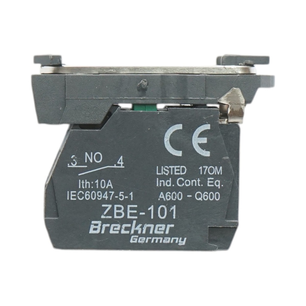 Element bloc contact auxiliar plastic 1NO 240V/10A TB5