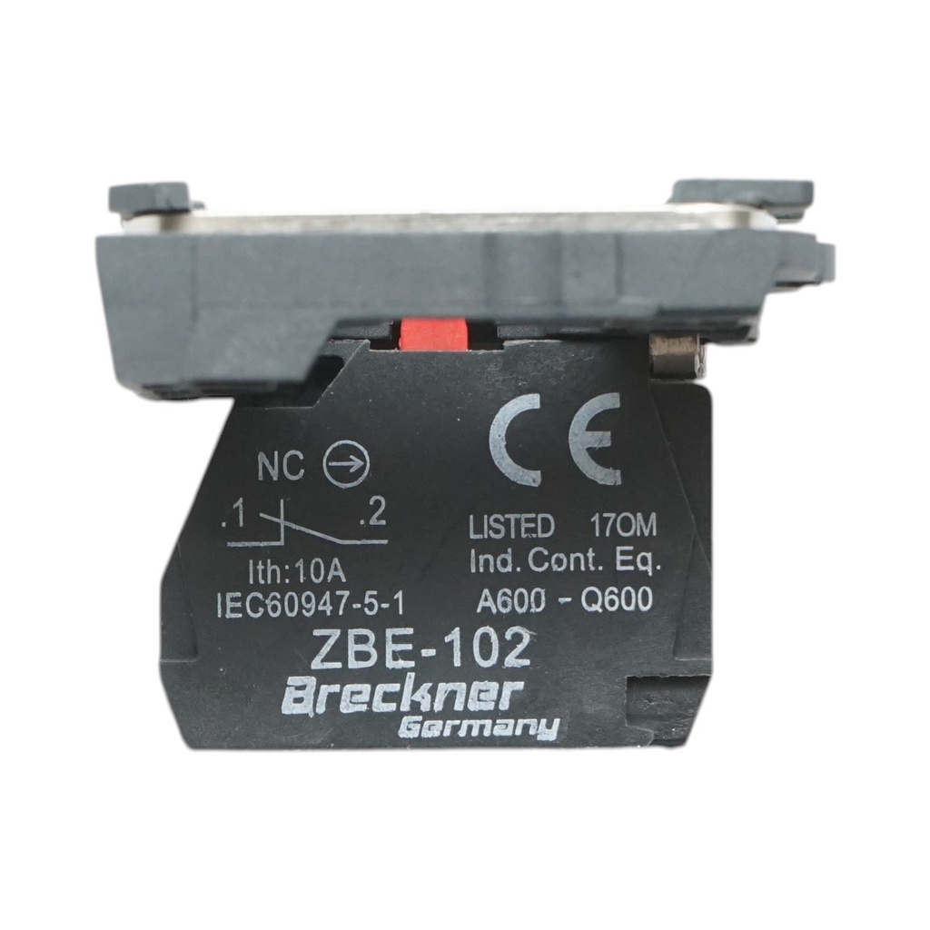 Element bloc contact auxiliar plastic 1NC 240V/10A TB5