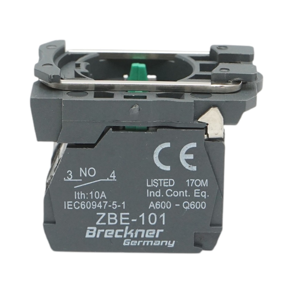 Element bloc contact auxiliar plastic 2NO 240V/10A TB5