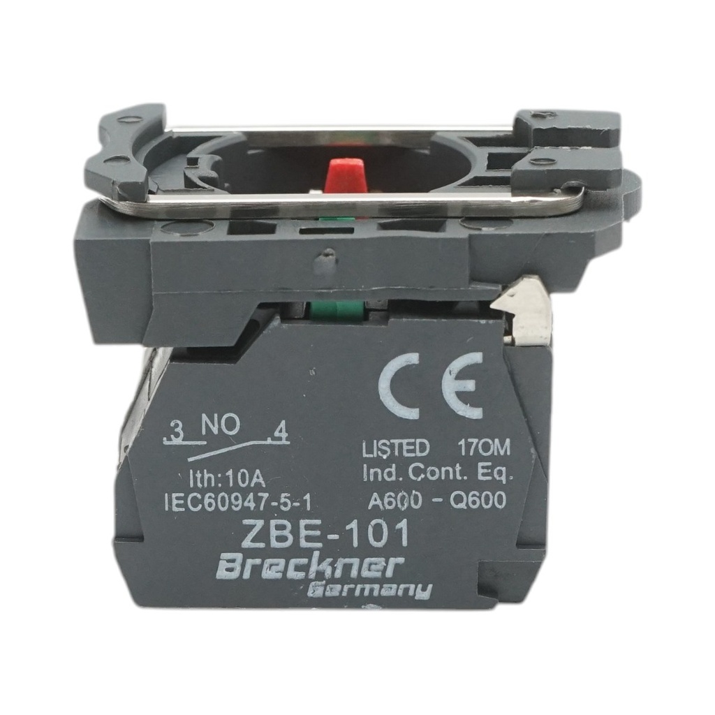 Element bloc contact auxiliar plastic 1NO+1NC 240V/10A TB5