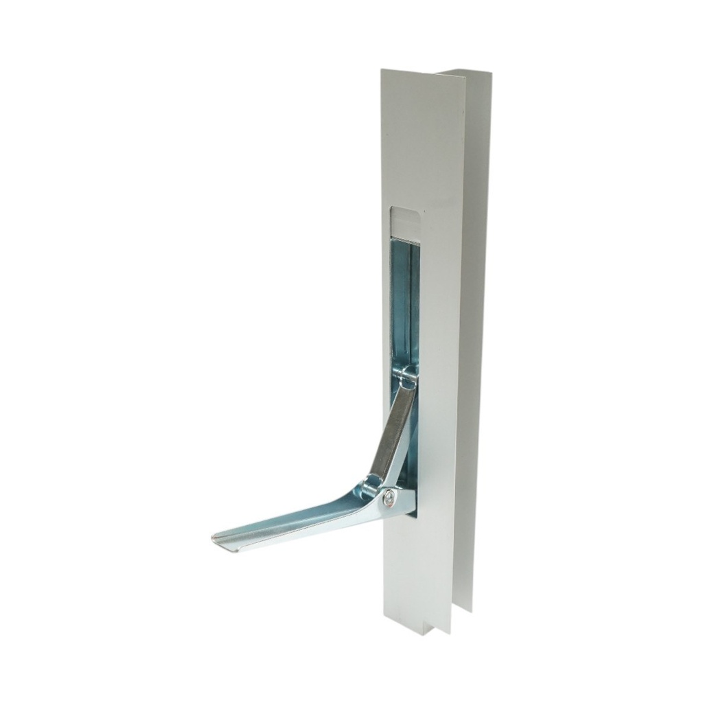 Inchizator oblon interior stanga aluminiu, maner otel zincat 400mm