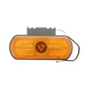 Lampa gabarit laterala LED 12-24V galbena cu suport 133x53x25mm