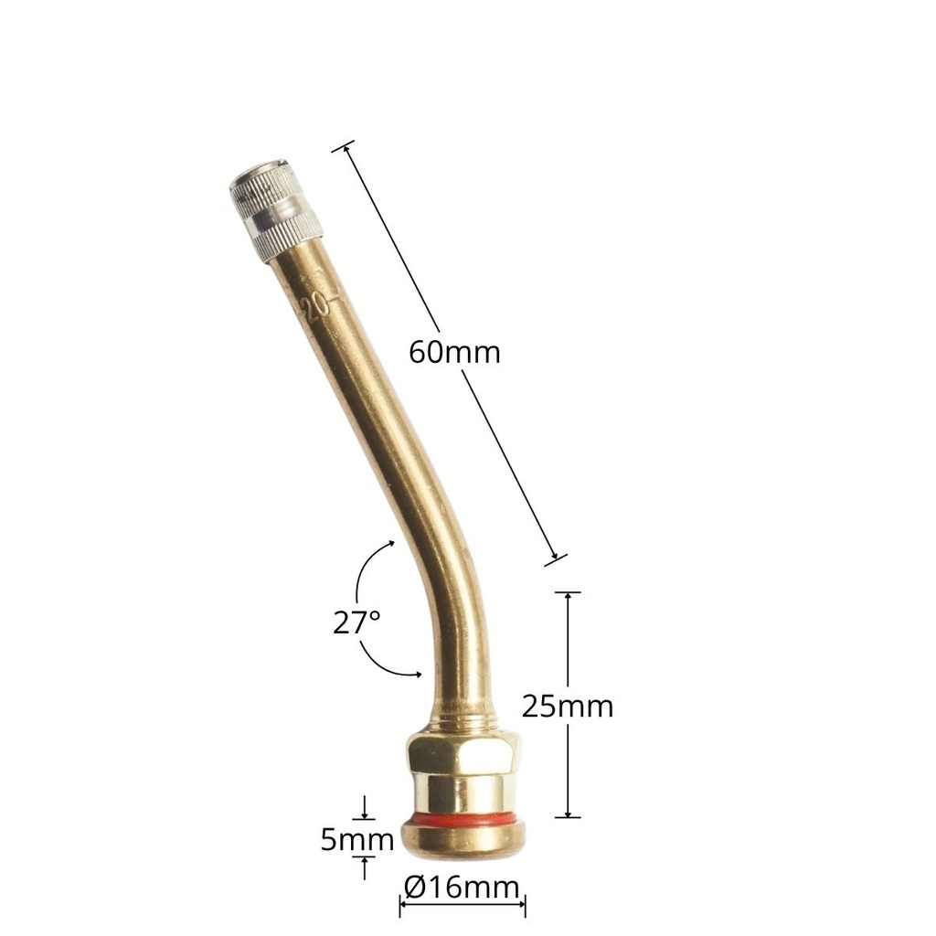 Valva roata camion tubeless 85mm V3-20-4