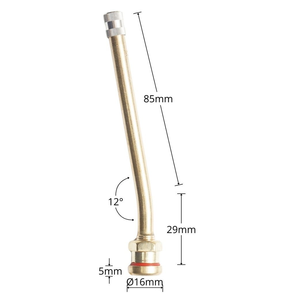 Valva roata camion tubeless 114mm V3-20-8