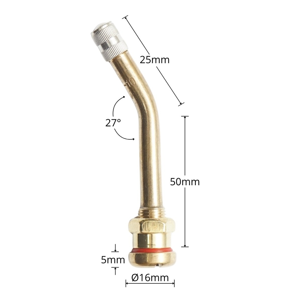 Valva roata camion tubeless 75mm V3-20-10