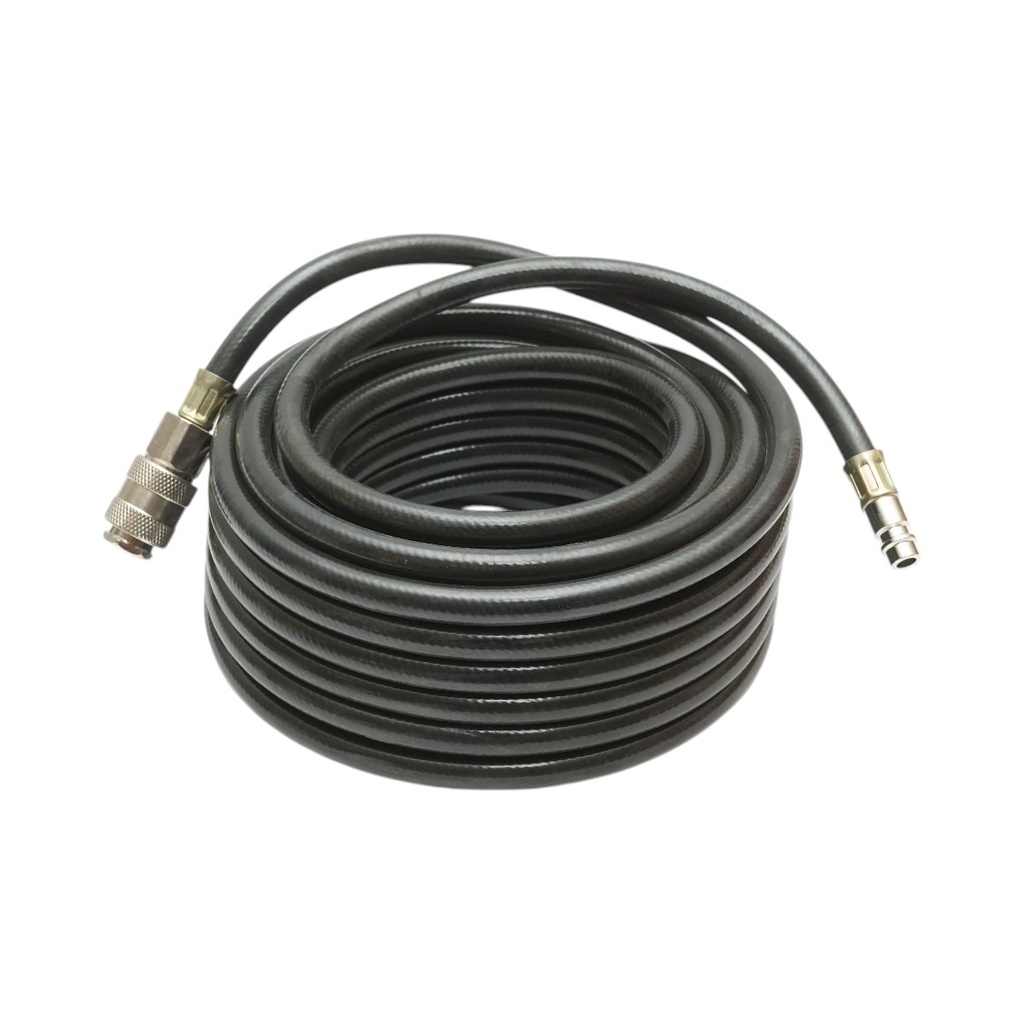 Furtun aer compresor 12m PVC 6x11mm si cuple rapide universale