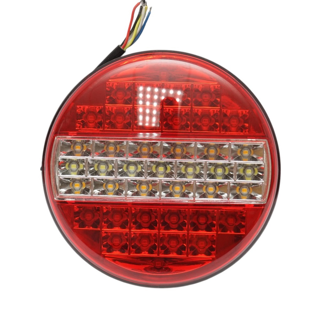 Lampa stop spate rotunda LED 12V/24V universala 142x45mm