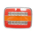 Lampa stop spate dreptunghiulara LED 12V/24V universala 125x95x35mm