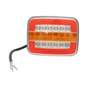 Lampa stop spate dreptunghiulara LED 12V/24V universala 125x95x35mm