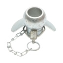 Nuca tirant lateral cu guler, lant si bolt 64x72mm, categoria 3-3