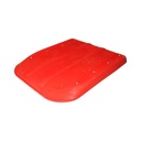 Acoperis semicabina tractor universal rosu 157x120cm