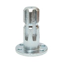 Ax priza putere cardan canelat cu flansa 70mm, Z6 1-3/8, L=90mm pentru pompe erbicidat Bertolini, Imovilli, Comet
