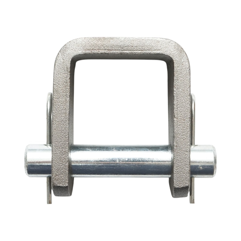 Brida remorcare cu bolt 19mm si siguranta 55x60mm