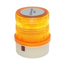 Girofar LED 24 SMD stroboscopic portabil fara fir DC6V cu baterii 4x1.5V AA si talpa magnetica