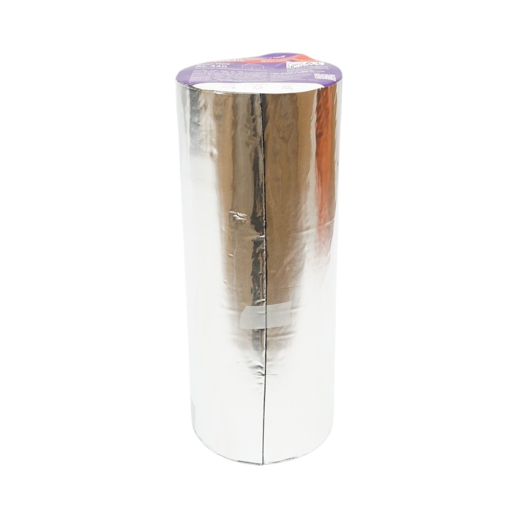 Banda butilica hidroizolanta autoadeziva cu folie de aluminiu 0.6x300mmx10m Butyl Tape AL 440 Penosil