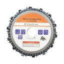 Disc flex lant drujba 125x22mm 14 dinti pentru taiere lemn