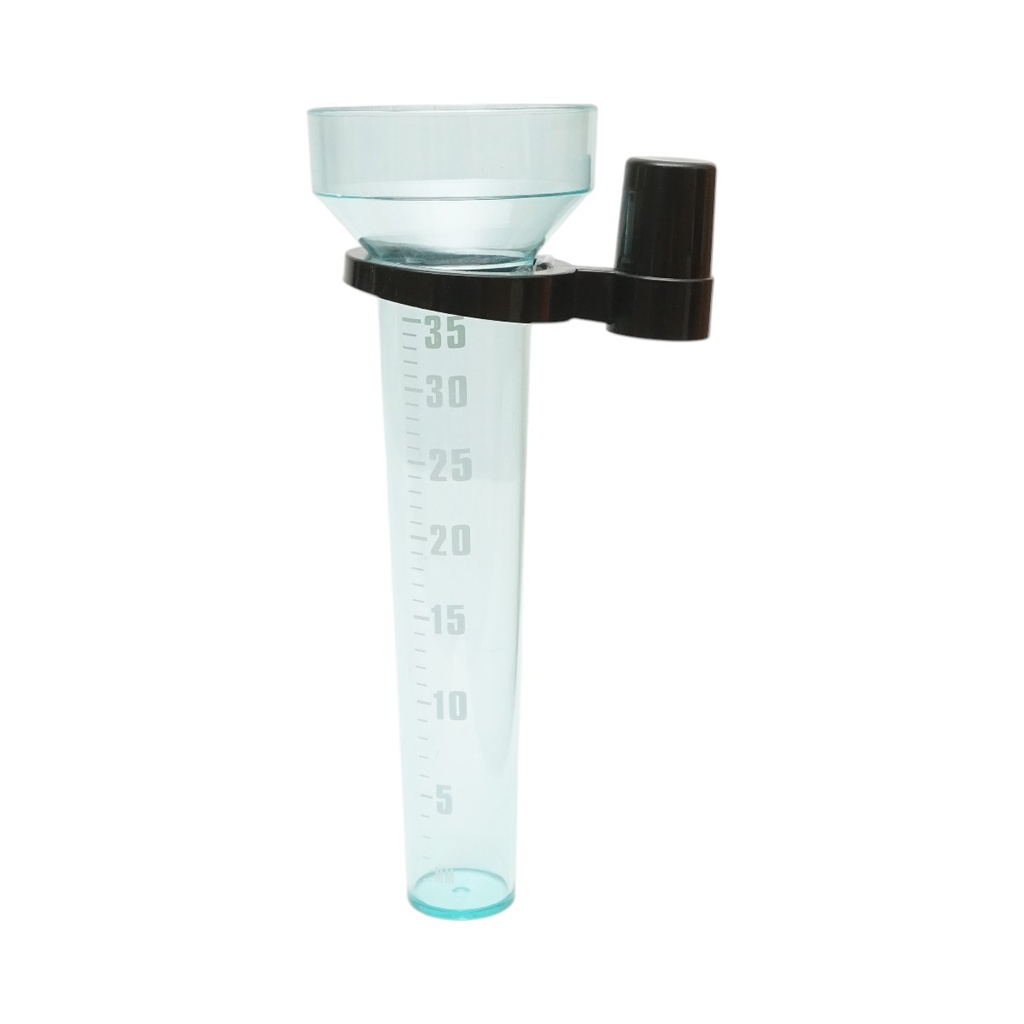 Pluviometru gradat 1-35mm cu suport de fixare pentru masurarea precipitatiilor 1-35 L/mp
