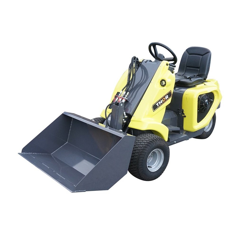Mini incarcator frontal 500kg, motor benzina 23CP, capacitate ridicare 220kg, latime cupa 1110mm THOR