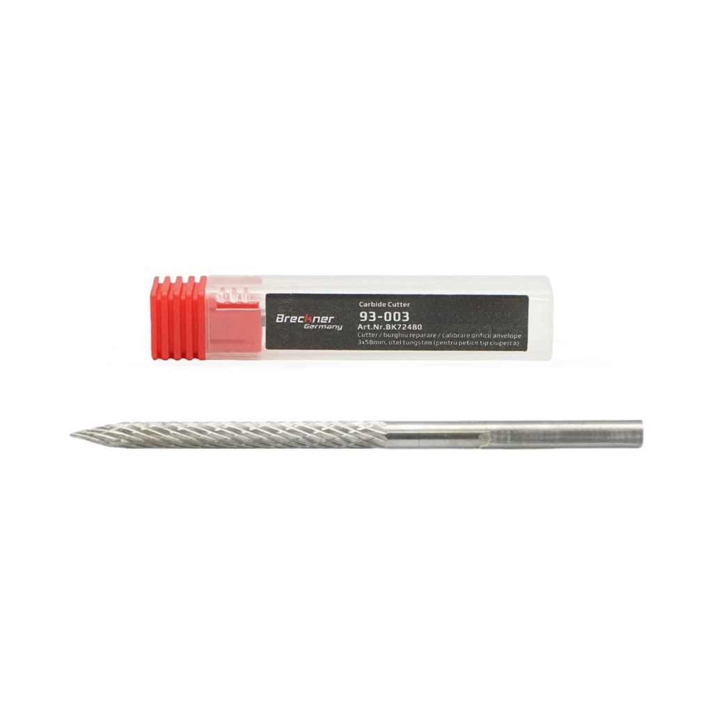 Burghiu cutter calibrare orificii petice anvelope tip ciuperca 3x58mm otel tungsten 94-003