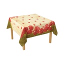 Rola fata de masa decorativa PVC 1.37x20m, grosime 0.18mm, textil 45 g/mp, model floral maci