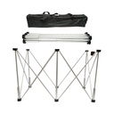 Masa de lucru pliabila tip acordeon cu 6 picioare, cadru din aluminiu 116x61x72cm