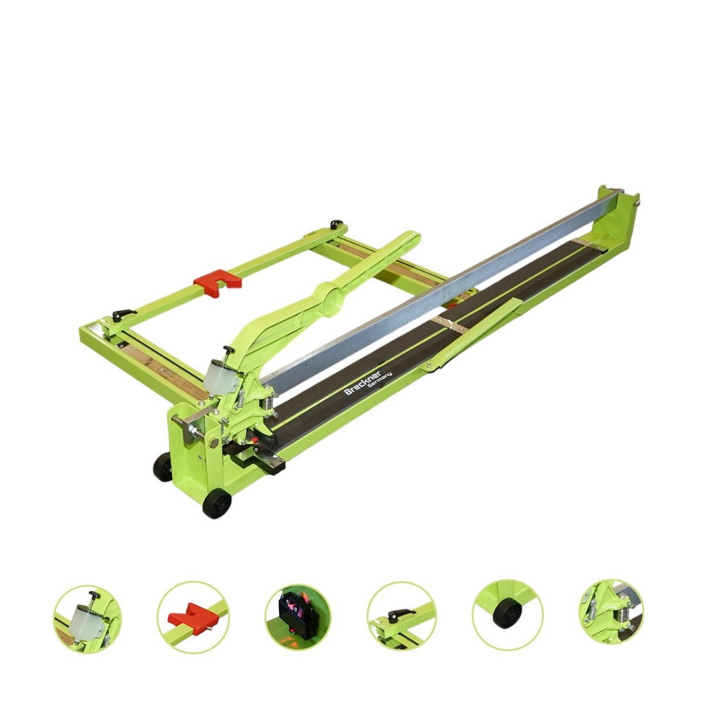Masina profesionala de taiat gresie si faianta 1200mm, grosime 6-30mm, rulmenti de ghidaj, rezervor ulei si indicator laser