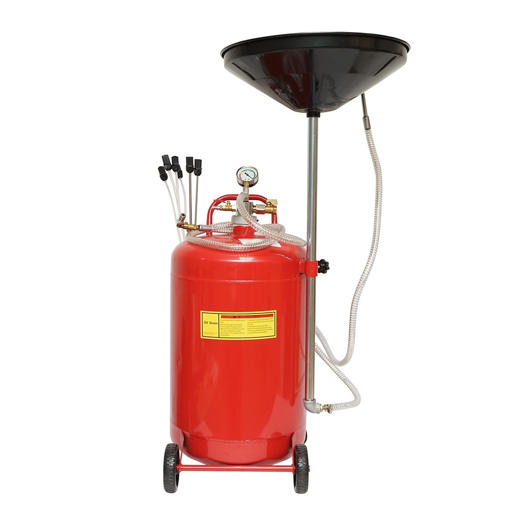 Recuperator de ulei 80L cu aspirare si sistem de golire pneumatic