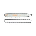 Set lama drujba 40cm (16 inch) cu 2 lanturi pas 3/8 LP, 1.3mm, 57 zale UZ PROFESIONAL THOR