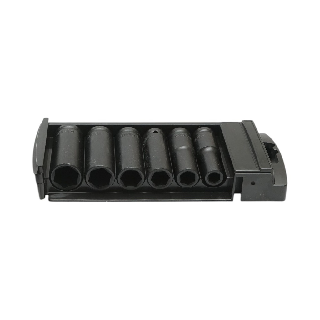 Set 6 chei tubulare de impact lungi 10-21mm, 78mm, patrat 1/2 inch Cr-Mo