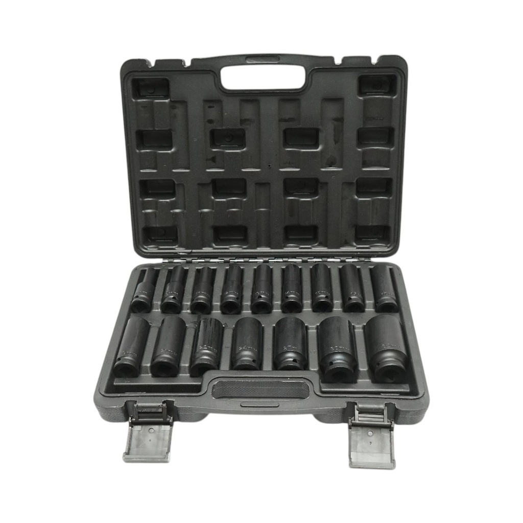 Trusa chei tubulare de impact lungi 8-32mm, 78mm, patrat 1/2 inch Cr-Mo 16 piese