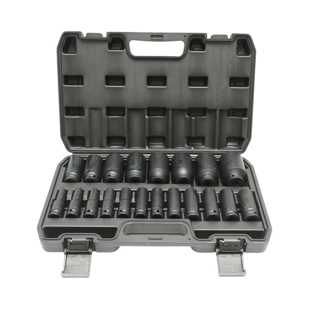 Trusa chei tubulare de impact lungi 10-38mm, 78mm, patrat 1/2 inch Cr-Mo 20 piese