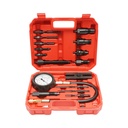 Trusa tester compresie motoare diesel cu manometru mecanic 0-70 bar 19 piese