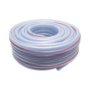 Furtun gradina PVC transparent 3/4 inch (19mm), PN6 bar, 19x25mm cu insertie textila impletita 50m/rola UZ INTENSIV