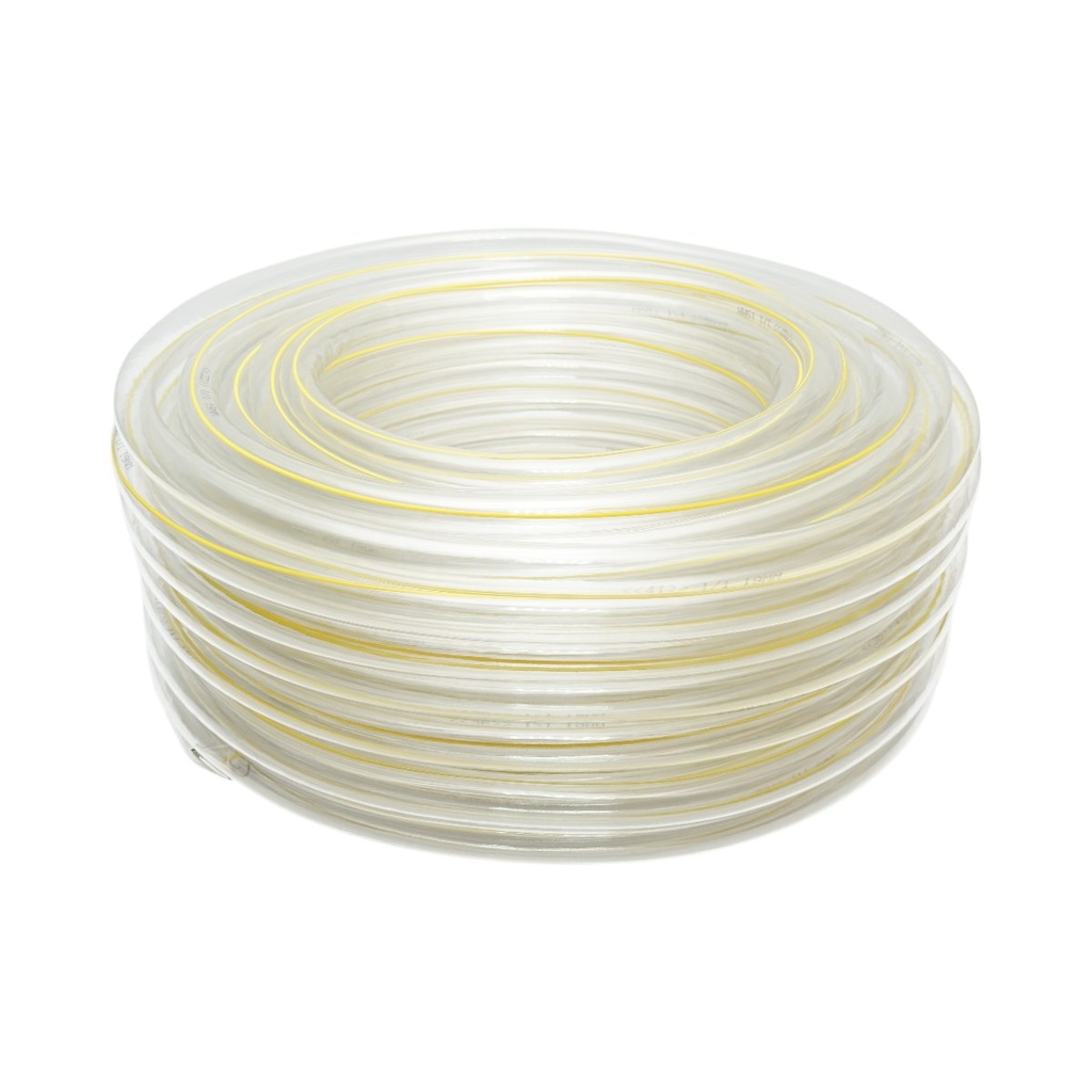 Furtun gradina PVC transparent 3/4 inch (19mm), PN1 bar 50m/rola