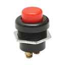 Buton pornire 12V/10A–24V/5A rosu cu 2 pini universal