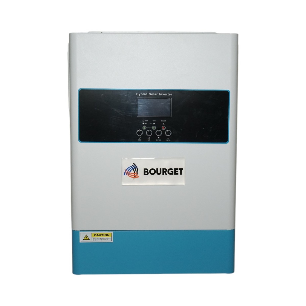 Invertor solar hibrid 6.2kW, 48V, MPPT 120A, monofazic, ON/OFF-GRID, conexiune in paralel IP21 Bourget