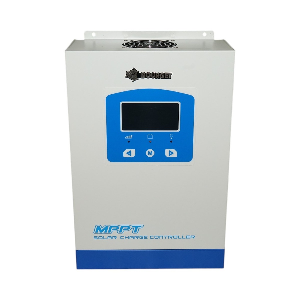 Controler/Regulator solar MPPT 100A 12V/24V/36V/48V cu display LCD, Bluetooth, aplicatie si senzor temperatura Bourget