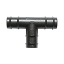 Teu conector stut egal tub picurare 25x25x25mm pentru sisteme de irigatii