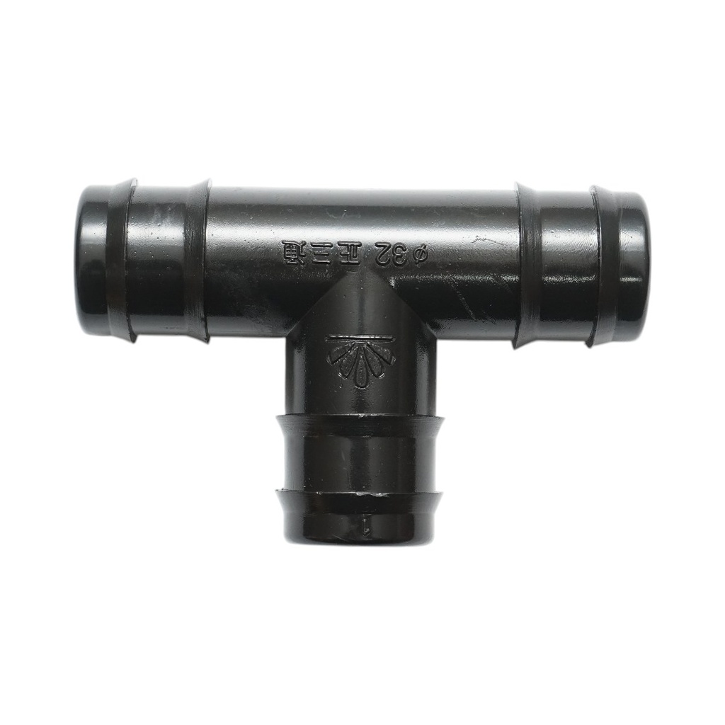 Teu conector stut egal tub picurare 32x32x32mm pentru sisteme de irigatii