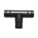 Teu conector stut egal tub picurare 32x32x32mm pentru sisteme de irigatii