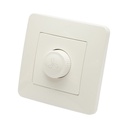Variator de tensiune ventilator alb incastrat 500W, 220V, PC 80x80mm