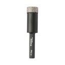 Carota diamantata burghiu 18x80mm, prindere hexagonala 1/4 pentru placi ceramice, marmura, granit