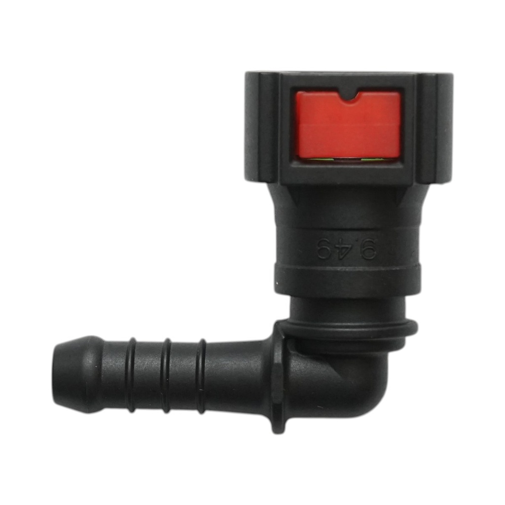 Conector conducta alimentare rosu New Holland, Steyr, Case IH cod OEM 87489624