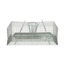Capcana animale metalica tip cusca pentru soareci si rozatoare 18.5x10x7cm