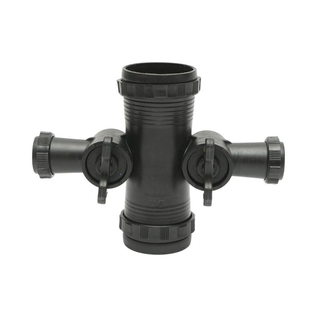 Supapa robinet distribuitor in cruce 50x28mm pentru sisteme de irigatii