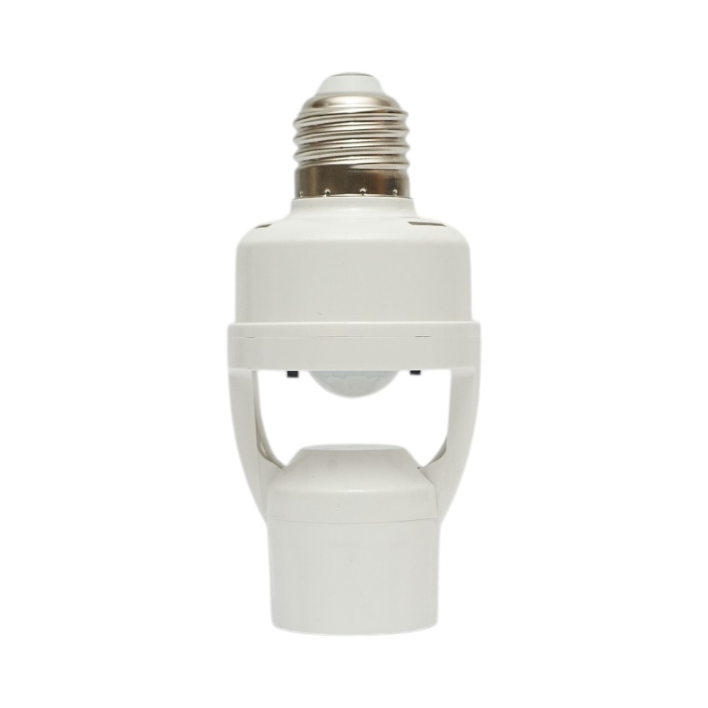 Dulie bec E27 cu senzor de miscare infrarosu 360 grade