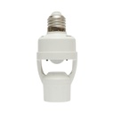 Dulie bec E27 cu senzor de miscare infrarosu 360 grade