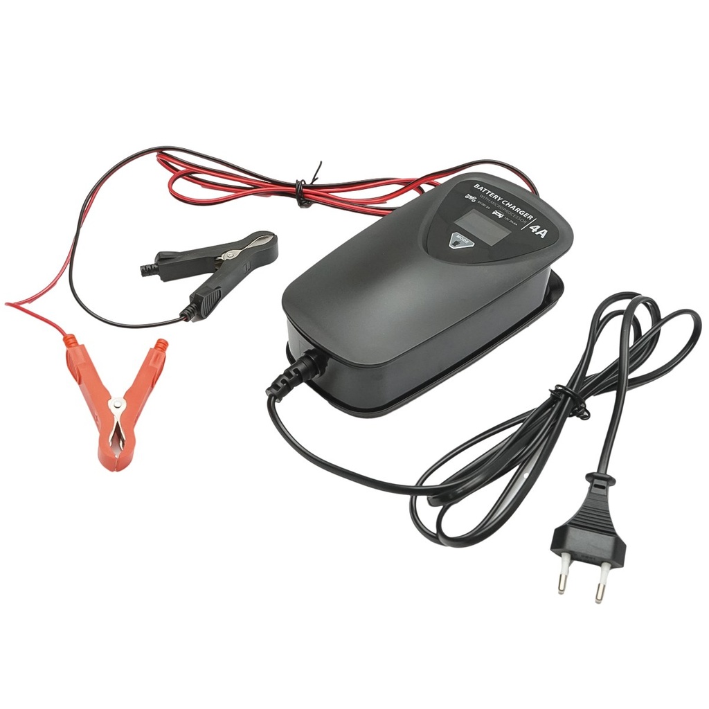 Redresor incarcator smart digital baterie 6V/12V, Plumb Acid, AGM, GEL 4-120Ah, protectii multiple, mod reconditionare, mod iarna