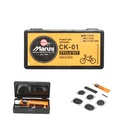 Kit petice reparatie camera bicicleta, motocicleta, roaba, tuk-tuk 8 piese CK-01 Maruni made in Japan